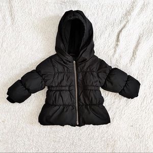 OLD NAVY “Frost Free” Black Puffer Jacket 12-18 mo